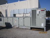 Replacement 25 ton roof top unit with steam heat