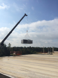 Replacement 50 Ton Paint Booth Roof Top Unit